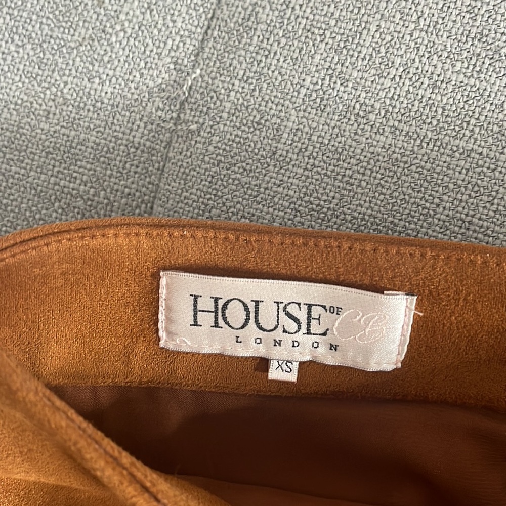 House of CB suede midi skirt - Picture 4 of 5
